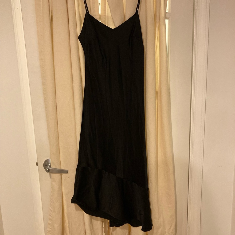 Elegant Black Slip Dress